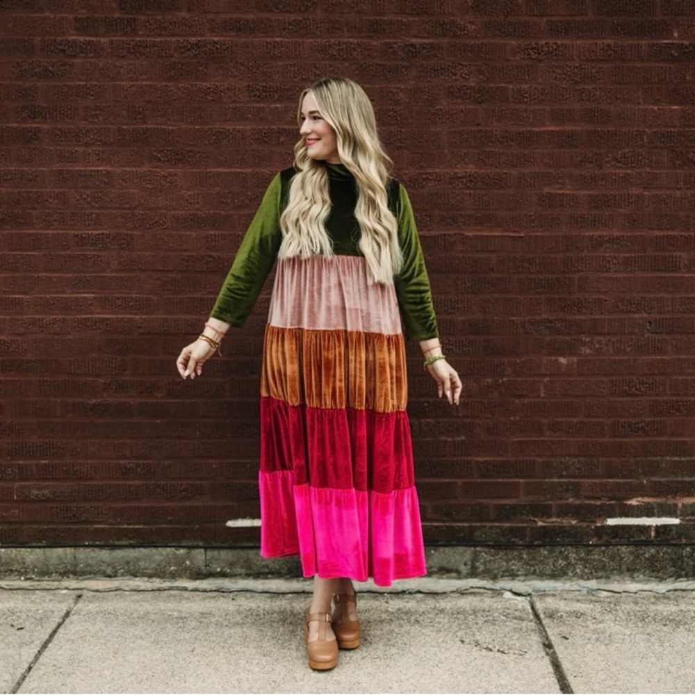 Vada Winter Rainbow Dress